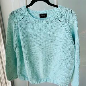 Monki Handknitted Mint Green Sweater